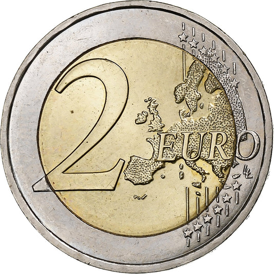 Francia,
2 Euro,
Albero stilizzato