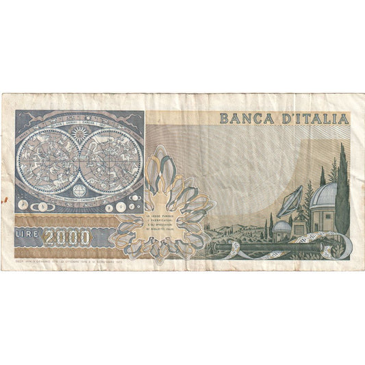 Italia, 
  
  2000 lire, 
  
  10/09/1973