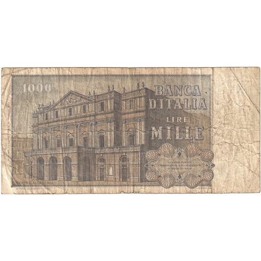 Italia,
1000 lire,
KM:101g