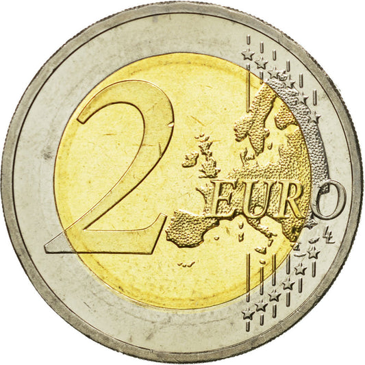 GERMANIA - REPUBBLICA FEDERALE,
2 Euro,
10° anniversario dell'UEM