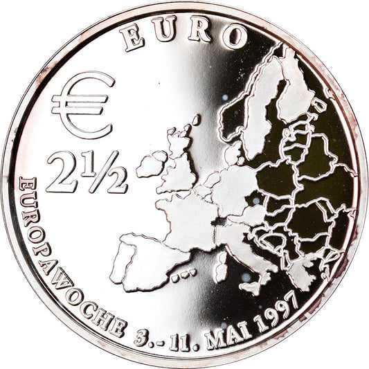 GERMANIA - REPUBBLICA FEDERALE,
2 euro e mezzo,
1997