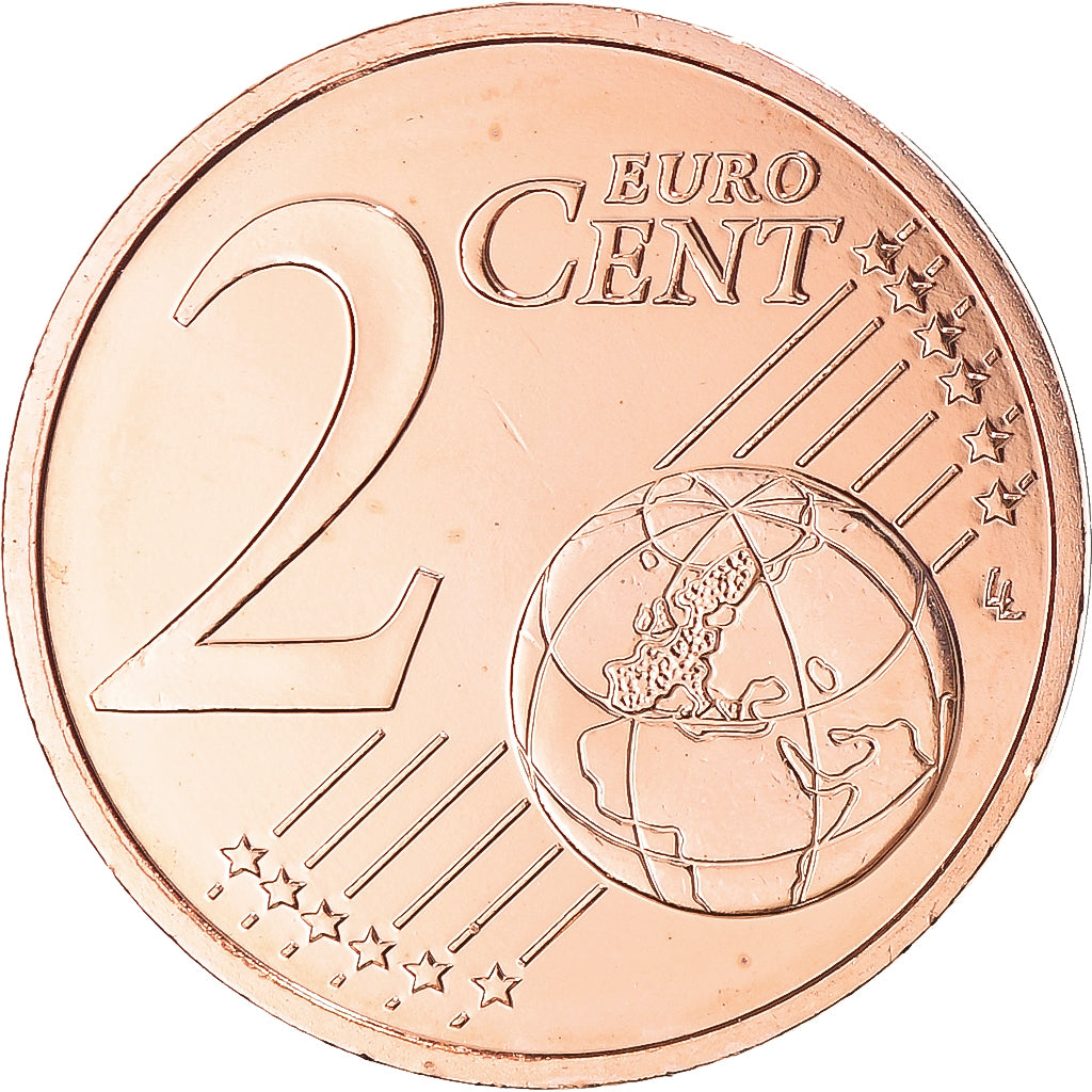 Francia, 
  
  Monnaie de Paris, 
  
  2 centesimi di euro