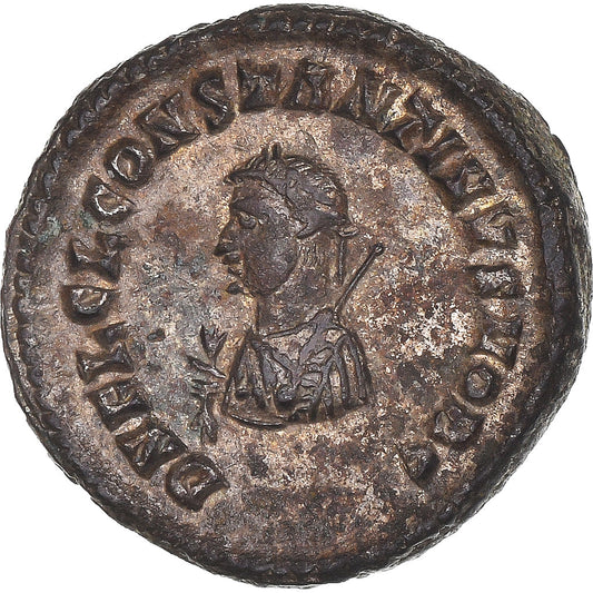 Coniare, 
  
  Costantino II, 
  
  Nummus