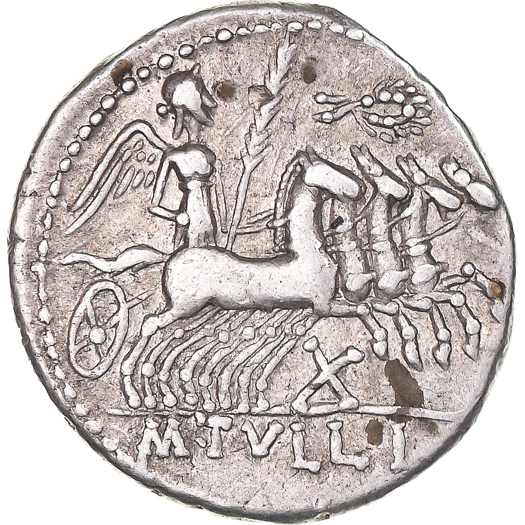 Coniare, 
  
  M. Tullio, 
  
  Denario