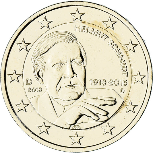 Germania,

2 Euro,

2018