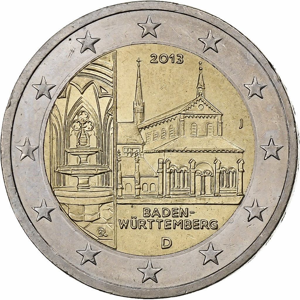 Germania, 
  
  2 euro, 
  
  Bundesländer - "Baden-Württemberg"