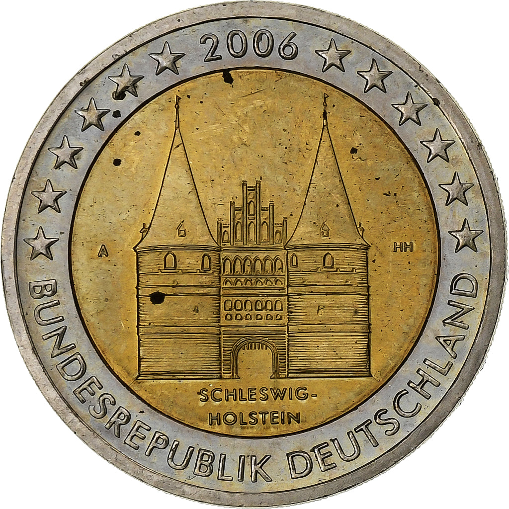 Germania, 
  
  2 euro, 
  
  Bundesländer - "Schleswig-Holstein"