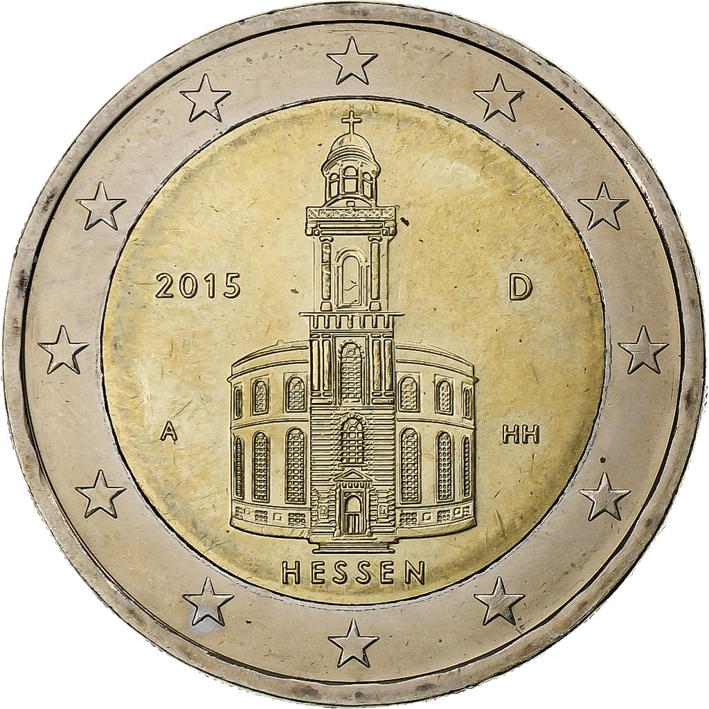 Germania, 
  
  2 euro, 
  
  Bundesländer - "Assia"