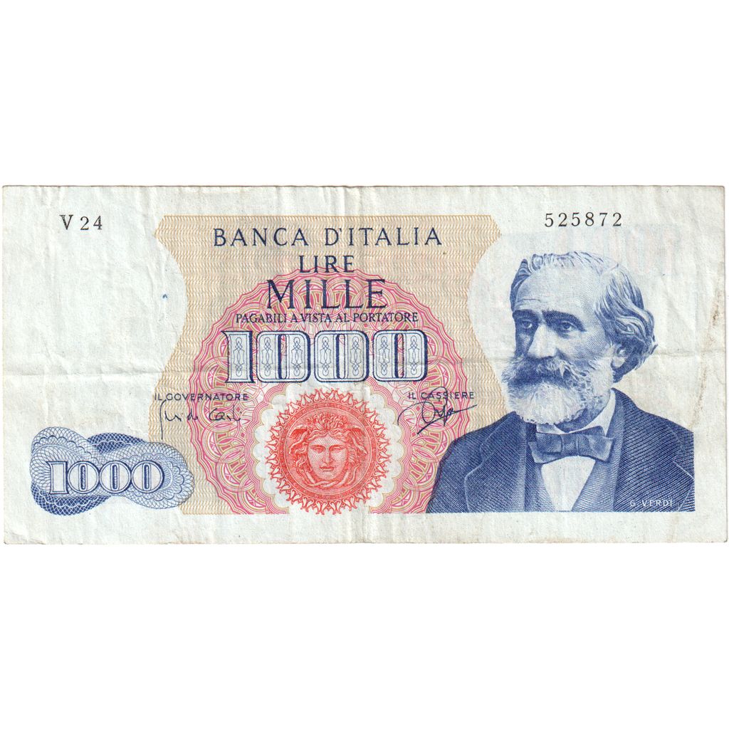 Italia, 
  
  1000 lire, 
  
  14-01-1964