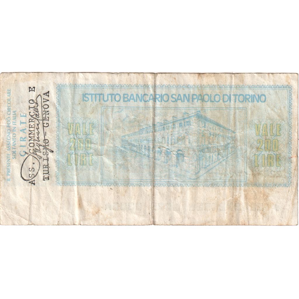 Italia, 
  
  200 lire, 
  
  20-12-1976