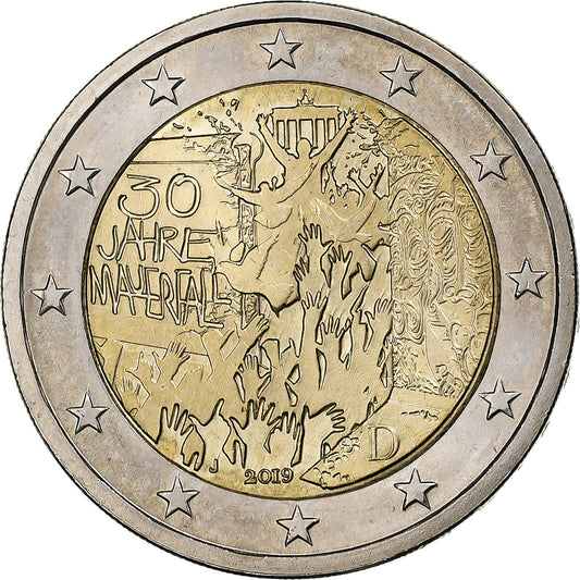 Germania,

2 Euro,

30° Anniversario