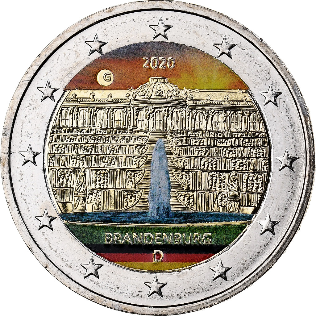GERMANIA - REPUBBLICA FEDERALE,

2 Euro,

Colorata