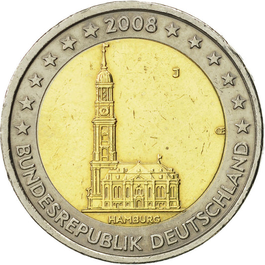 GERMANIA - REPUBBLICA FEDERALE, 
  
  2 euro, 
  
  Repubblica federale di Germania
