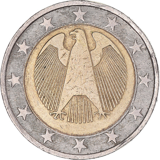 Germania,

2 Euro,

Stella di prova girevole con bordo da 2€
