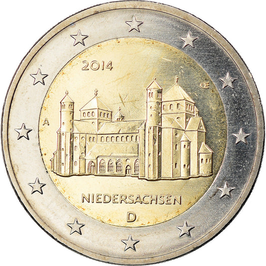 GERMANIA - REPUBBLICA FEDERALE, 
  
  2 euro, 
  
  Bassa Sassonia